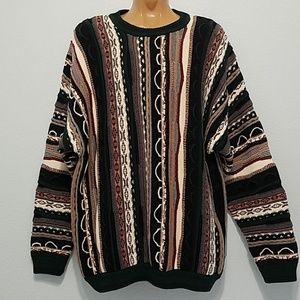 SUTTER & GRANT Size XL Multicolored Knit Sweater